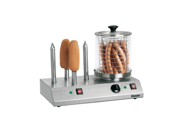 Hot-Dog-Gerat-elektrisch-mit-4-Spezial-Toaststangen