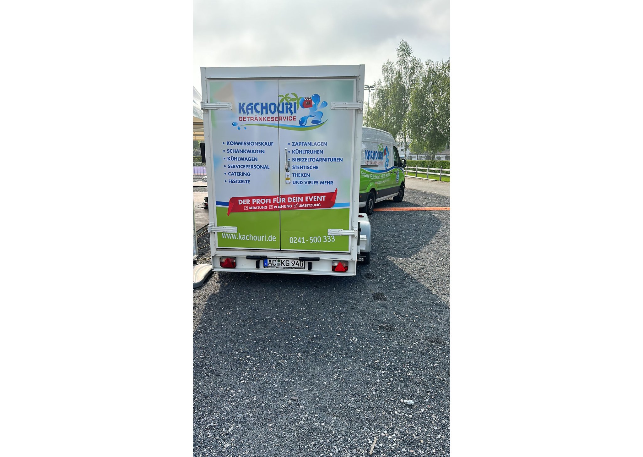 Tandem-Kühlanhänger 2,7 Tonnen 3,60m x 1,80m x 2,12m - Image 2