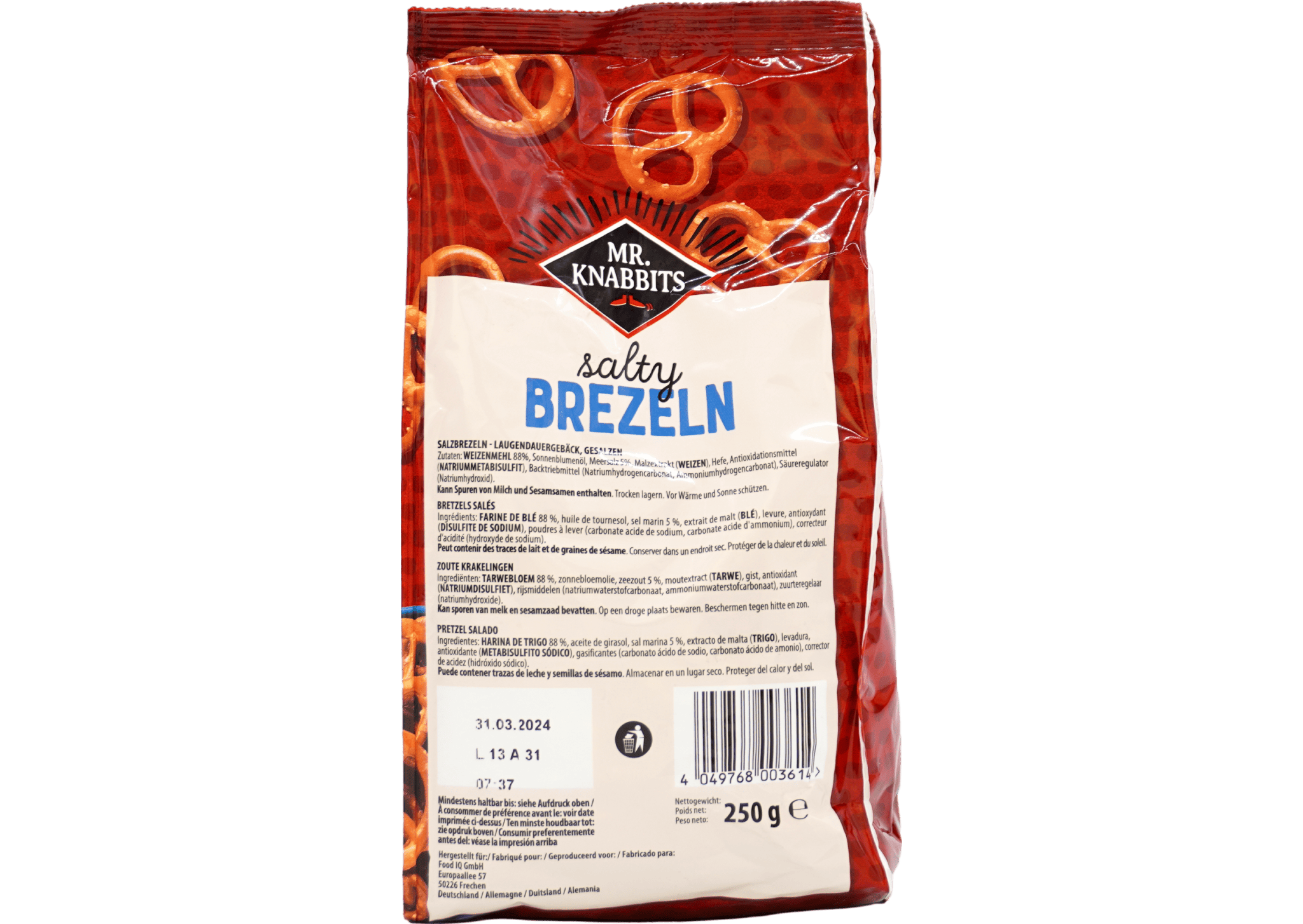 Mr Knabbits Brezeln 250g Beutel - Image 2