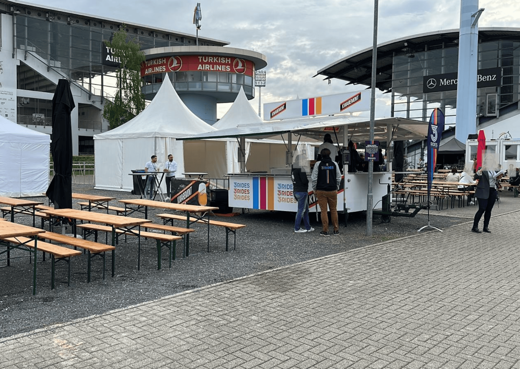 Bierzeltbank 220 x 25cm - Image 4